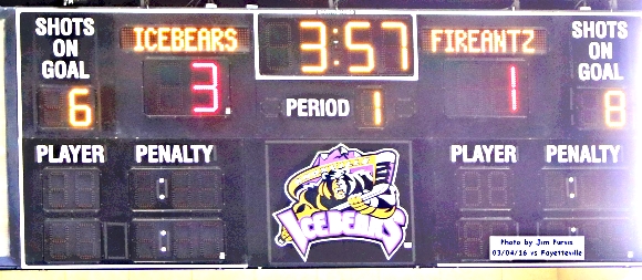 LaRue scores at 15:59 1st period