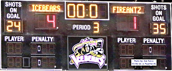 Final Score - Knoxville 4 - Fayetteville 1