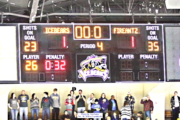 Going to overtime - Ice Bears 1 - Fireantz 1