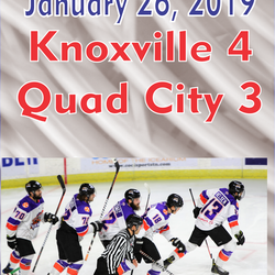 January 26, 2019 - Knoxville vs Quad City