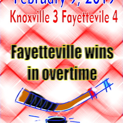 February 9, 2019 - Knoxville vs Fayetteville