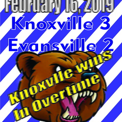 Februaru 16, 2019 - Knoxville vs Evansville