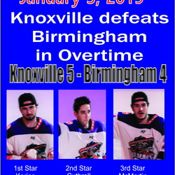 January 5, 2019 - Knoxville vs Birmingham