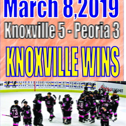March 8,2019 - Knoxville vs Peoria